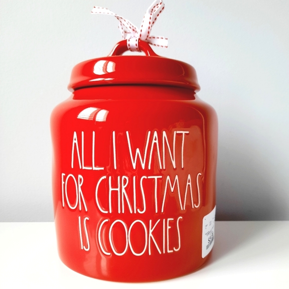 Rae Dunn Other New Rae Dunn Large Chubby Christmas Canister Poshmark